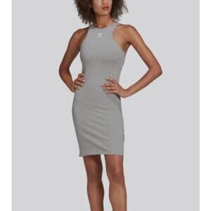 Adidas Originals Trefoil Bodycon Shift Dress SZ SM
